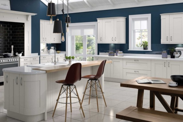 Cartmel kitchen in woodgrain effect