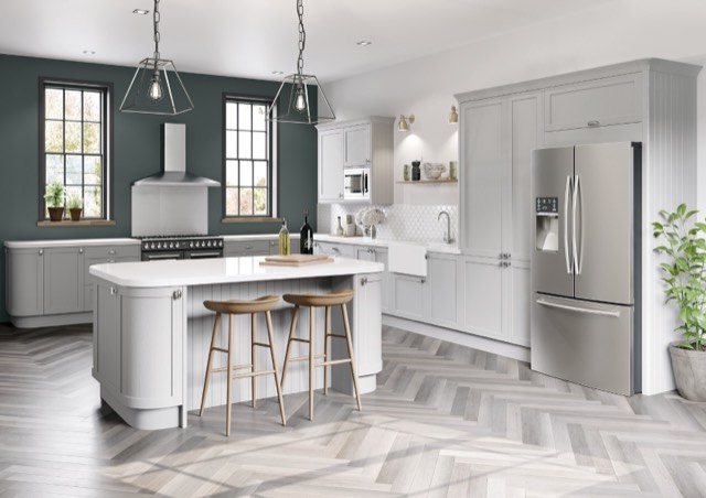 A Newmarket kitchen in Light Grey