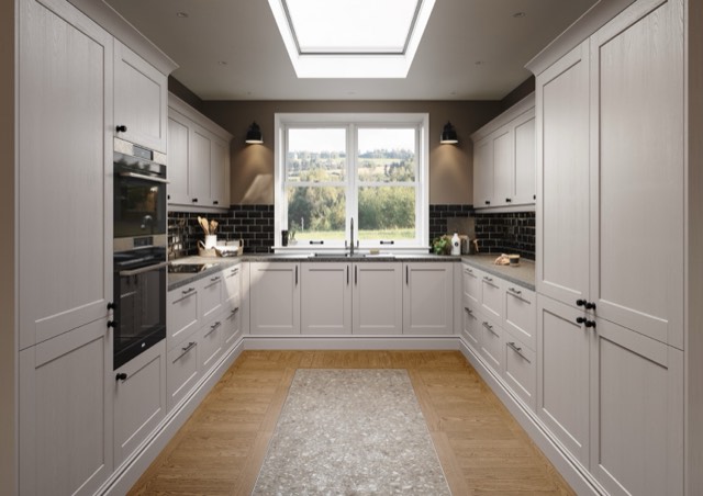 Rydal kitchen in woodgrain effect
