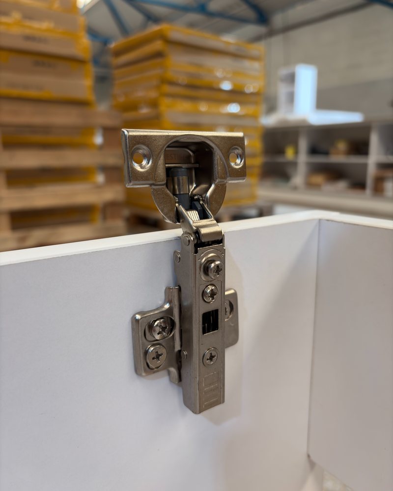 Prestige-branded soft-close hinge